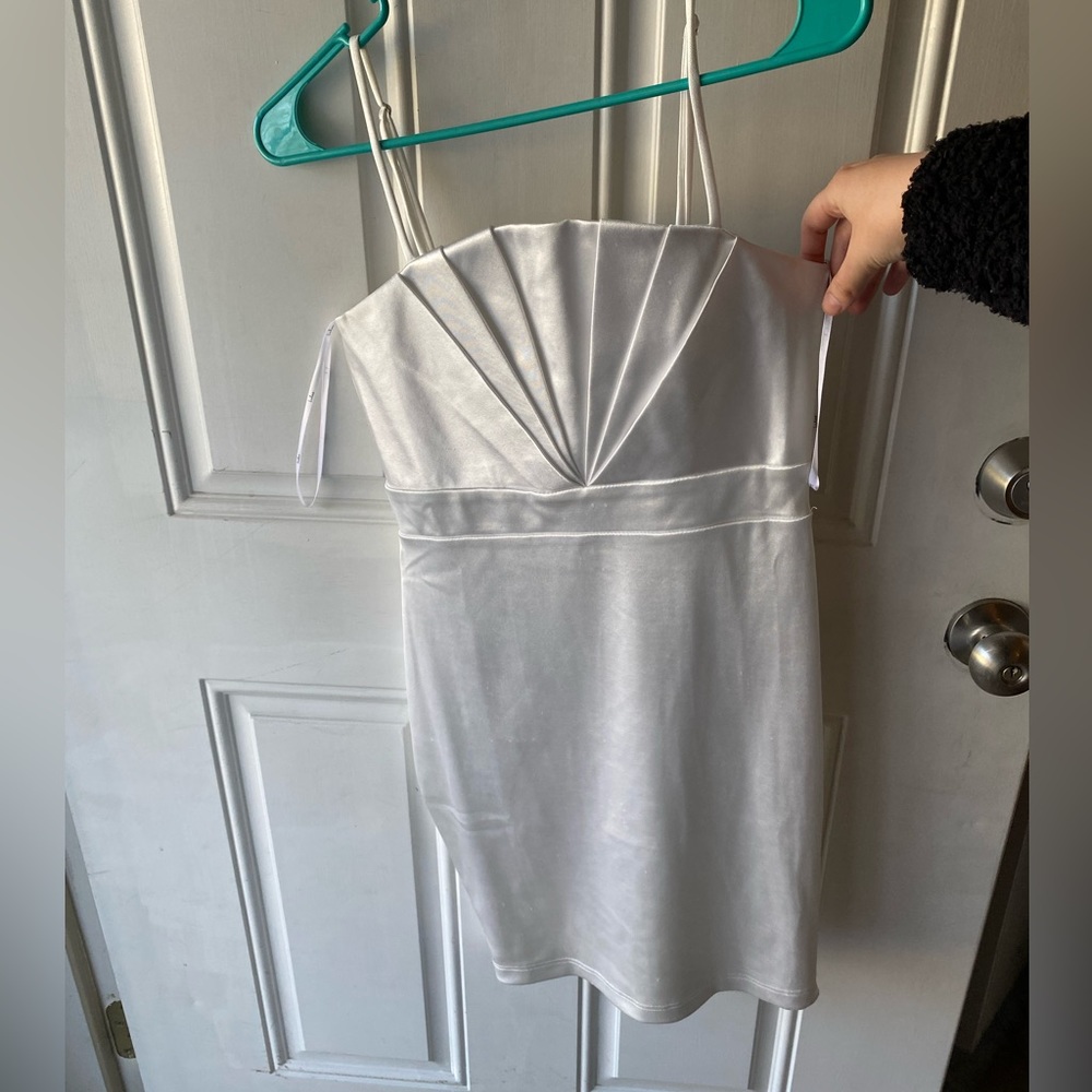 White Satin LuLu’s Cocktail Dress